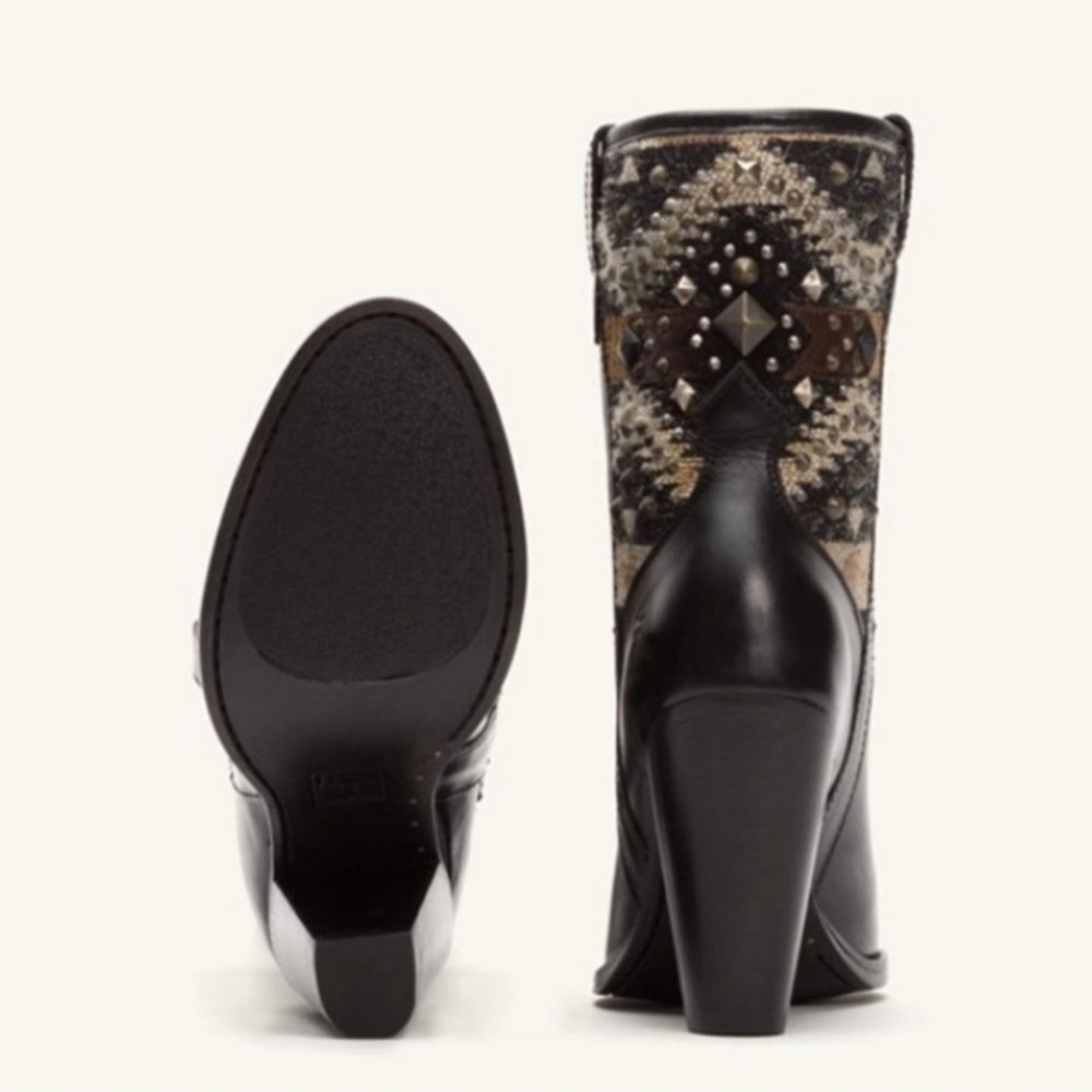 Frye Navajo Jenny Studded Heeled Boots - Picture 6 of 16